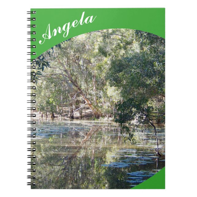 Cuaderno Crea tu propio portátil - verde (Frente)