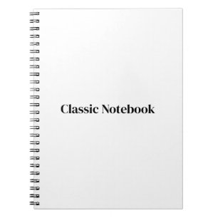Cuaderno Crea tu propio premium 6,5" x 8,75" Clásico