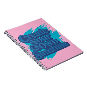 Cuaderno Crea tu propio sol retro fabuloso