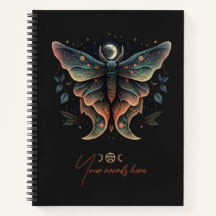 Cuaderno Crea Tu Propio Tótem de Polilla Lunar Celestial