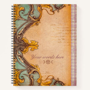 Cuaderno Crea Tu Propio Trabajo de Gilded con Gingham Morad