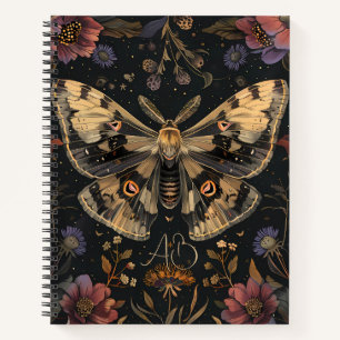 Cuaderno Crea tu Propio Vino Floral Rojo de Polilla de Oro