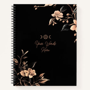 Cuaderno Crea tus propias flores de cerezo rosadas polvorie