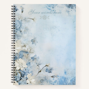 Cuaderno Crea tus propias flores silvestres de primavera az