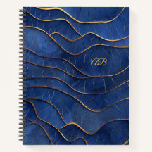 Crea tus propias olas azules y doradas