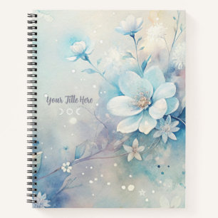 Cuaderno Crea tus propias rosas de té blancas shabby chic f