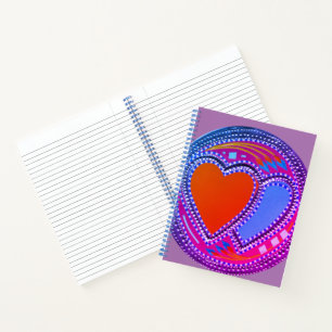 Cuaderno Crea tus propios corazones cálidos y Guay: amor "k