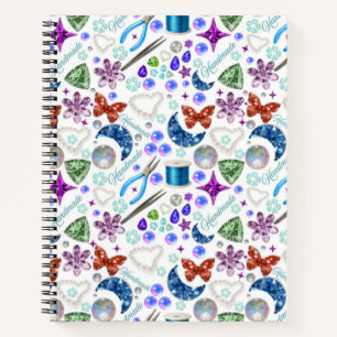 Cuaderno Creación de joyas y regalos con cuentas para artes