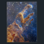 Cuaderno creación de pilares Webb Space Telescope science n<br><div class="desc">creación de pilares Webb Ciencia del telescopio espacial nasa galaxia astronomía del universo</div>