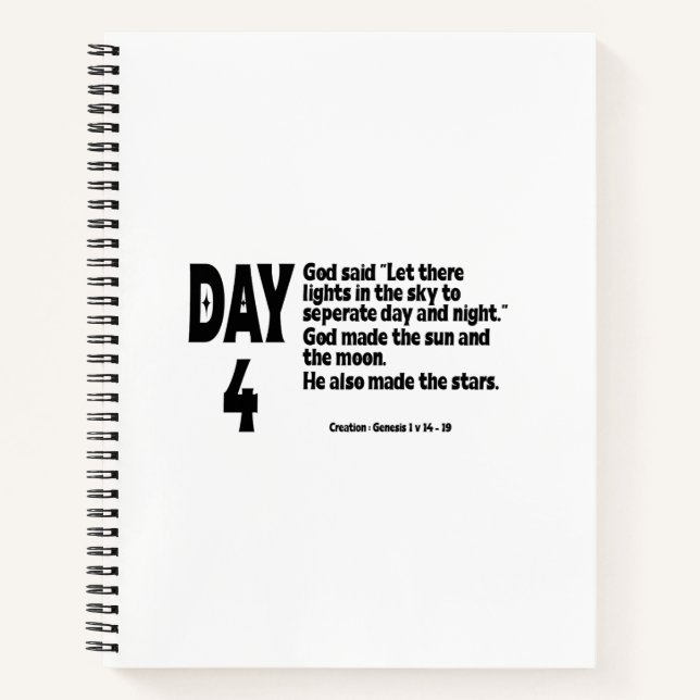 CUADERNO CREACIÓN: DÍA 4 (Anverso)