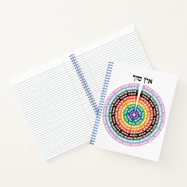 Cuaderno Creación Kabbalística - Sefirot gay hebreo (Interior)