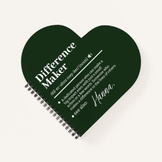 Cuaderno Creador de Diferencias Personalizado, Regalo de Ag