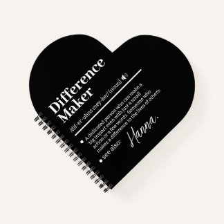 Cuaderno Creador de Diferencias Personalizado, Regalo de Ag