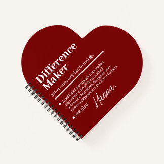 Cuaderno Creador de Diferencias Personalizado, Regalo de Ag