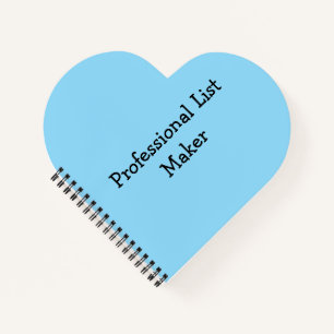 Cuaderno Creador de listas profesional
