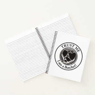 Cuaderno Créanme, soy un carnicero.