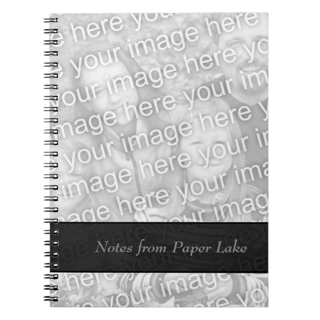 Cuaderno Crear su propio bloc de notas de diseño fotográfic (Frente)