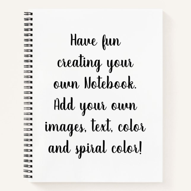 Cuaderno Crear su propio bloc de notas personal de Personal (Anverso)