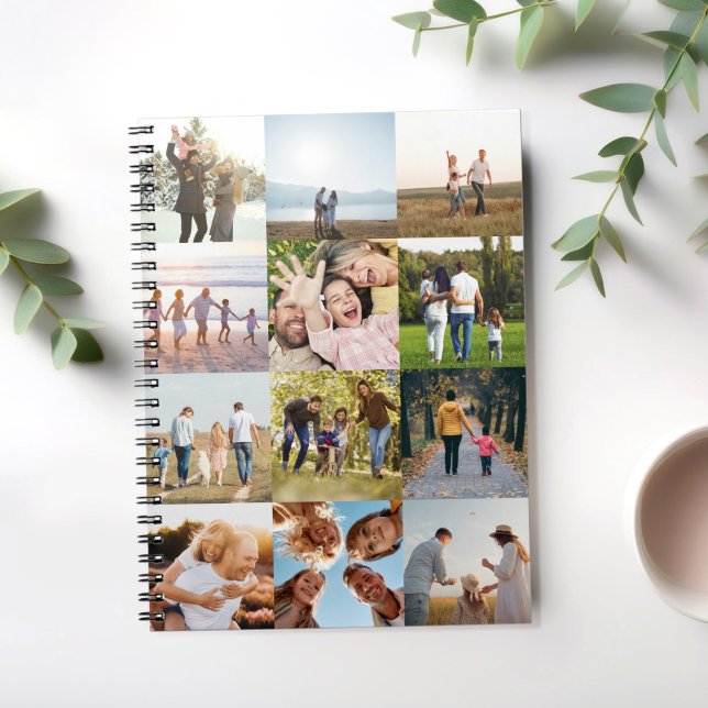 Cuaderno Crear su propio Collage de fotos 12 personalizado (Subido por el creador)