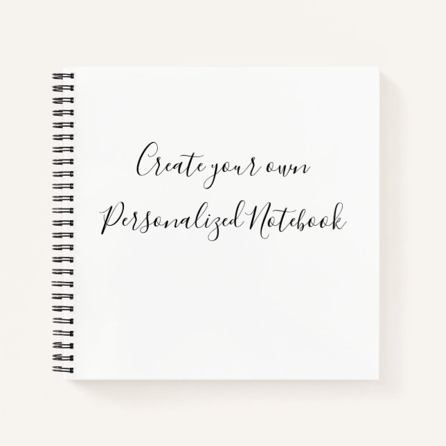 Cuaderno Crear su propio personal (Anverso)