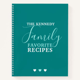 Cuaderno  Crear sus propias recetas favoritas de familia Ve