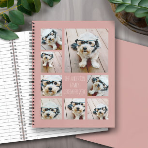 Cuaderno Crear un Collage de fotos Personalizado con 8 foto