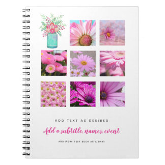 Cuaderno Crear un diario personalizado AGREGAR FOTOS y TEXT