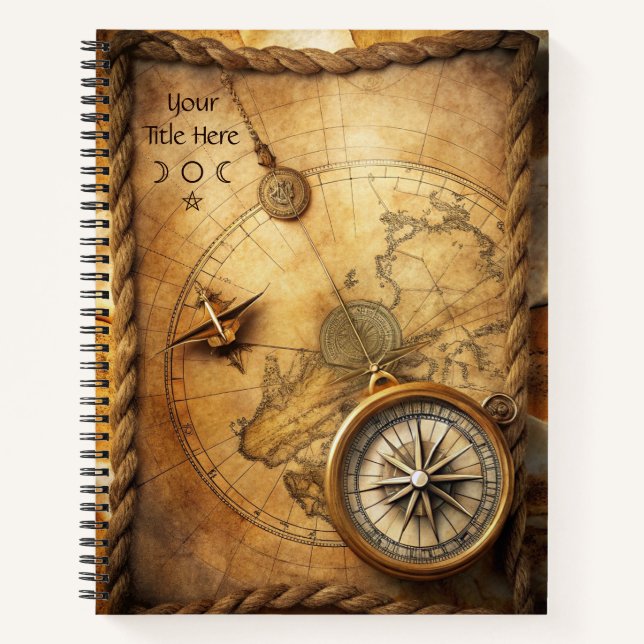 Cuaderno Create Your Own Adventurer Compass Rose (Anverso)