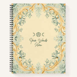 Cuaderno Create Your Own Baroque Yellow Green & Gold