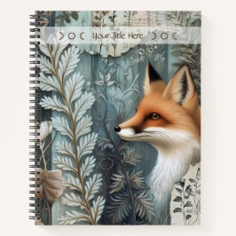 Cuaderno Create Your Own Botanical Red Fox