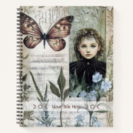 Cuaderno Create Your Own Butterfly Hedge Witch Botanical