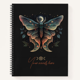 Cuaderno Create Your Own Celestial Lunar Moth Totem