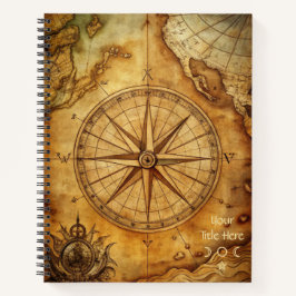 Cuaderno Create Your Own Discoverer Compass Rose