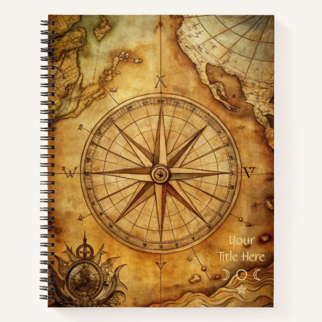 Cuaderno Create Your Own Discoverer Compass Rose (Anverso)