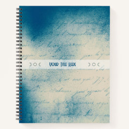 Cuaderno Create Your Own Dreamy Romantic Blue Love Letter