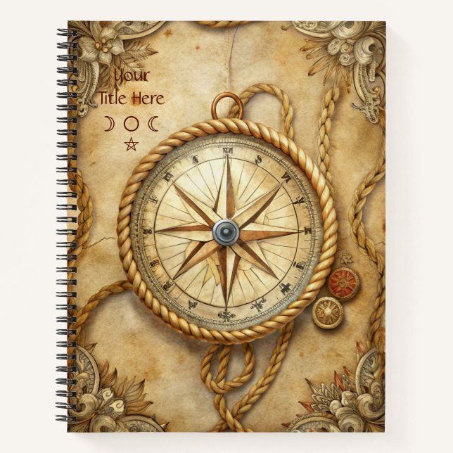 Cuaderno Create Your Own Explorer Compass Rose (Anverso)