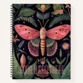 Cuaderno Create Your Own Floral Multicolored Garden Moth