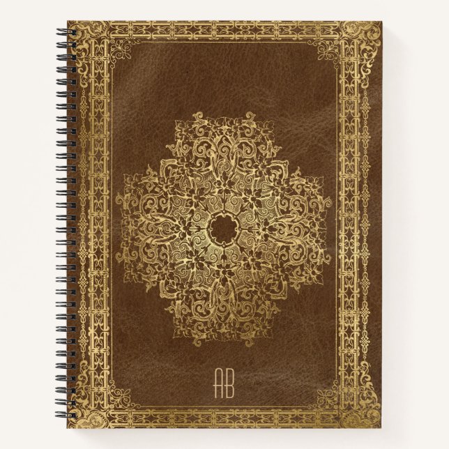 Cuaderno Create Your Own Gilded Camel Brown Notebook (Anverso)