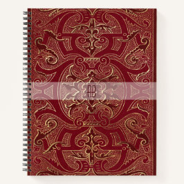 Cuaderno Create Your Own Gilded Chinese Red Notebook