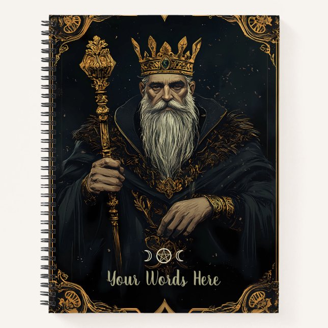 Cuaderno Create Your Own Gilded High King Black (Anverso)