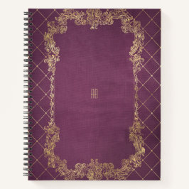 Cuaderno Create Your Own Gilded Magenta Purple Notebook