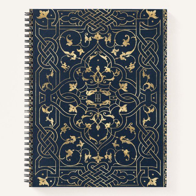 Cuaderno Create Your Own Gilded Midnight Blue Notebook (Anverso)
