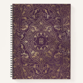 Cuaderno Create Your Own Gilded Plum Purple Notebook