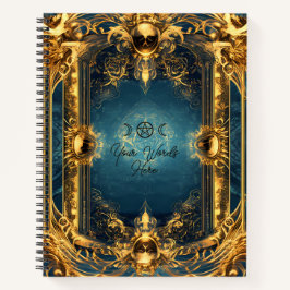 Cuaderno Create Your Own Gilded Turquoise Archaic