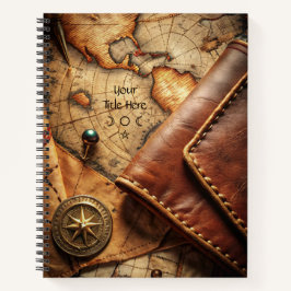 Cuaderno Create Your Own Globetrotter Compass Rose Map