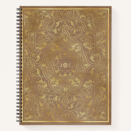Cuaderno Create Your Own Gold Asian Inspired Beige