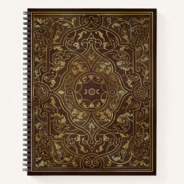 Cuaderno Create Your Own Gold Asian Inspired Brown