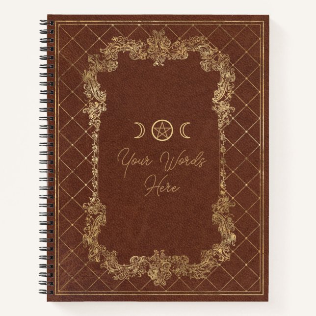 Cuaderno Create Your Own Golden Burnished Orange (Anverso)