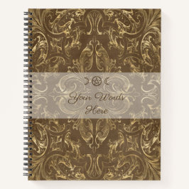 Cuaderno Create Your Own Golden Coffee Brown