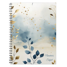 Cuaderno Create Your Own Golden Summer Leaves Minimalist